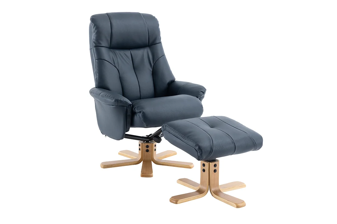Plush leather recliners sales