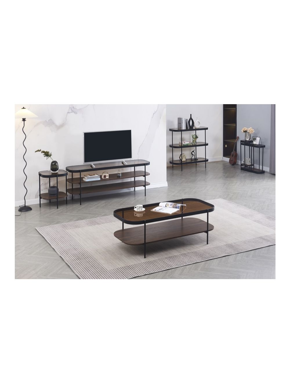 Soho Living Collection - Low Bookcase *LIMITED STOCK AVAILABLE*