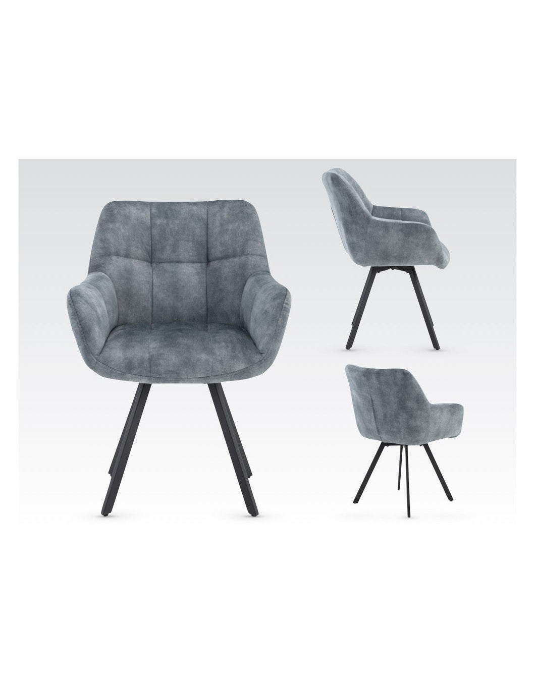 *SPRING CLEARANCE* Jade Dining Chair Collection - Stone Blue