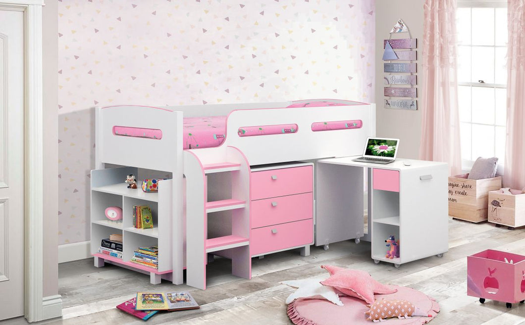 Kimbo Cabin Bed - Pink