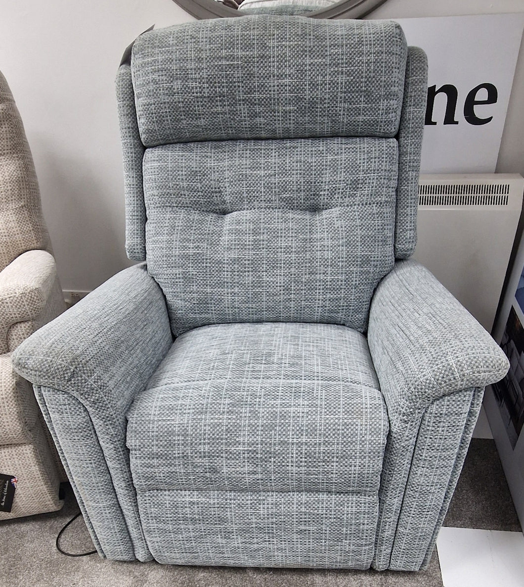 Sherbourne Royale Roma Dual Motor Riser Recliner - Ravello Aqua *STAR BUY*