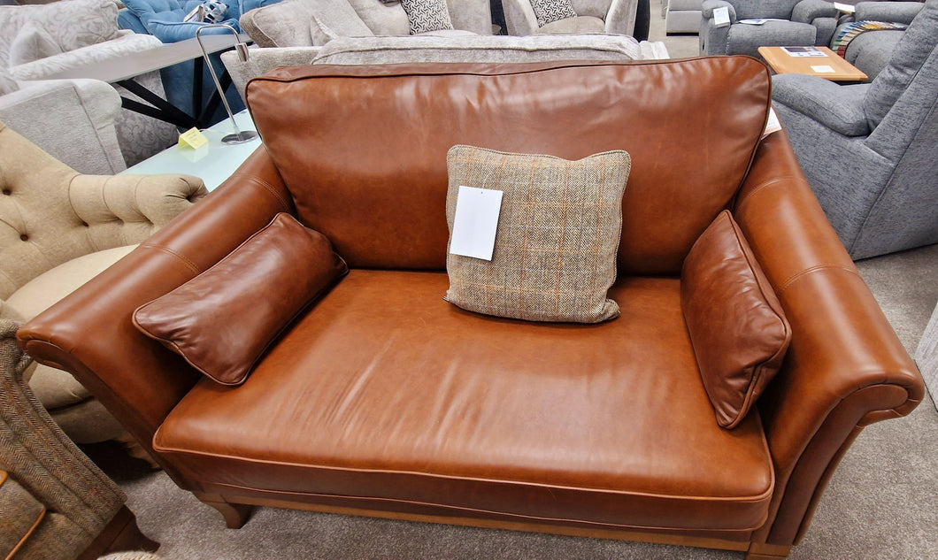 Weybourne Compact 2 Seater Sofa - Veneto Tan Leather *STAR BUY*