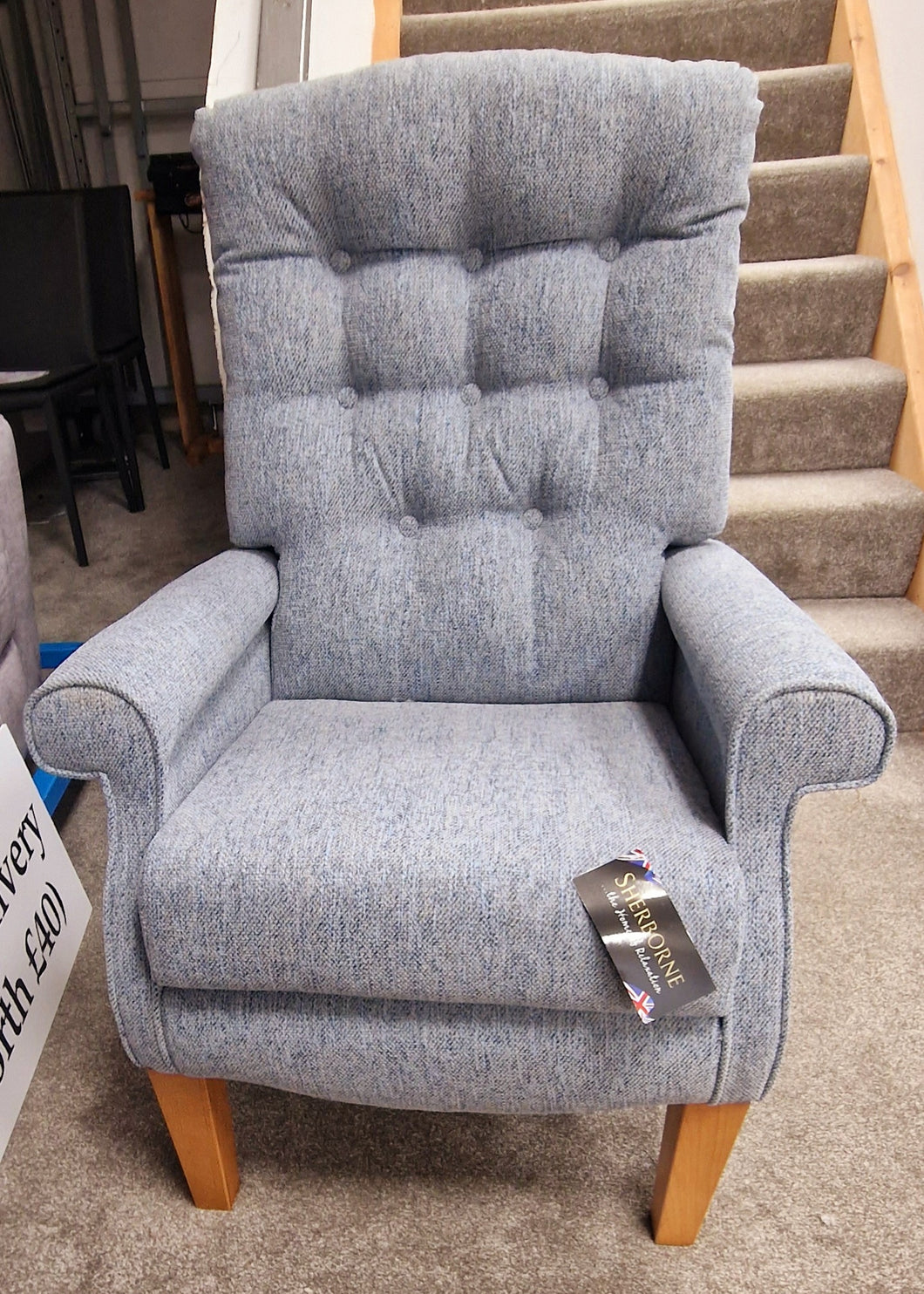 Sherborne Shildon Chair - Sky Blue - *STAR BUY*