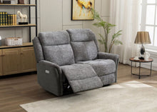 Load image into Gallery viewer, Treyton Fusion Electric Reclining Upholstery Collection - Grey
