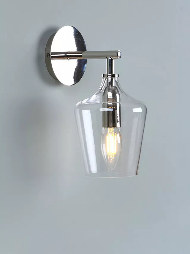 Laura Ashley - Ockley 1 Wall Light - Clear Glass