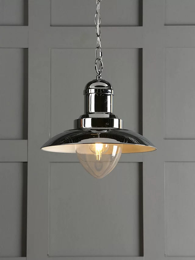 Laura Ashley - Corbridge Pendant - Polished Chrome