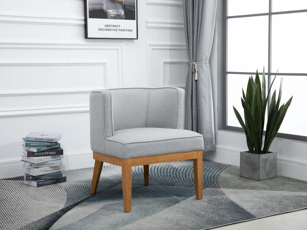 Lucille Armchair - Herringbone Grey