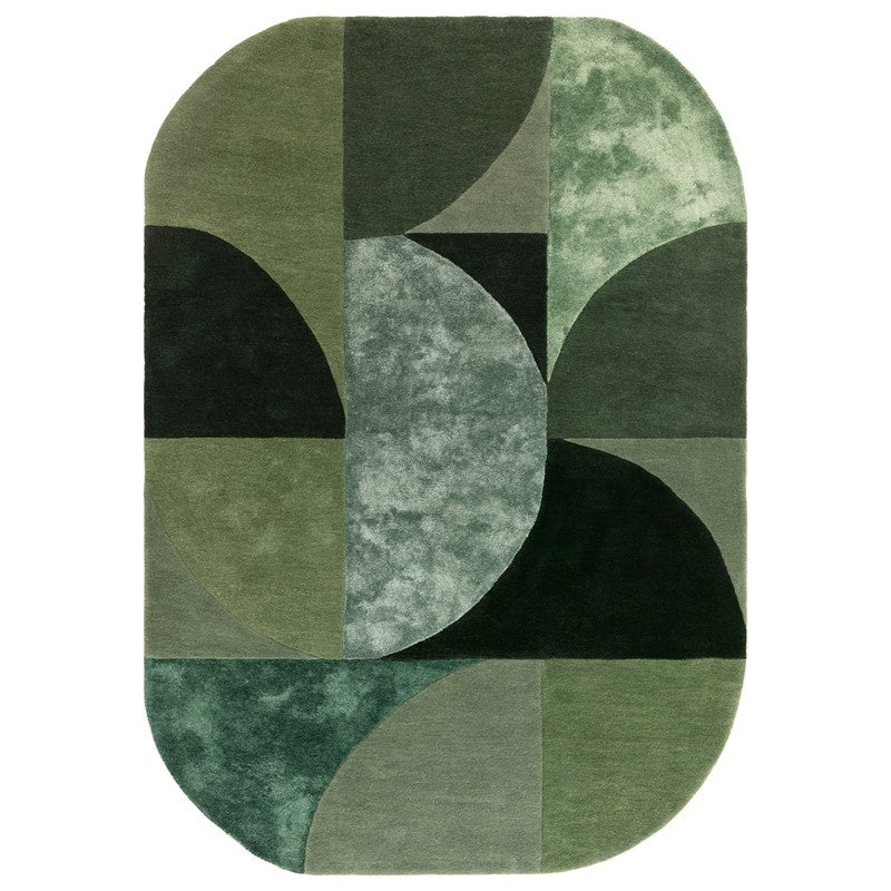 Matrix Oval Rug - Forest MAX75