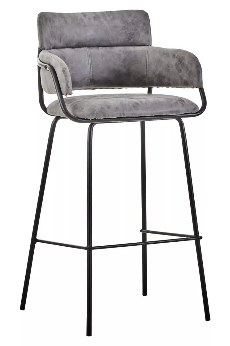Tamzin Faux Leather Bar Stools (pair) - Various Colours Available