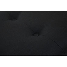 Load image into Gallery viewer, Alea Fabric Bench - Black
