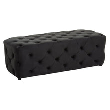 Load image into Gallery viewer, Alea Velvet Bench - Black
