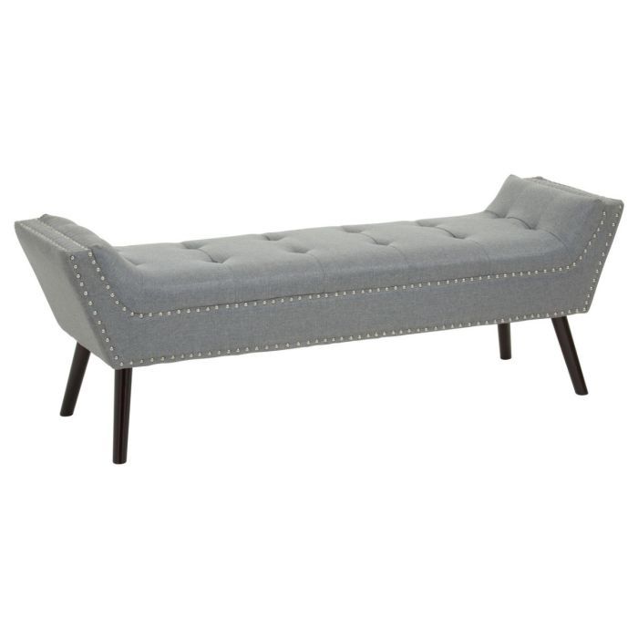 Alea Fabric Bench - Grey
