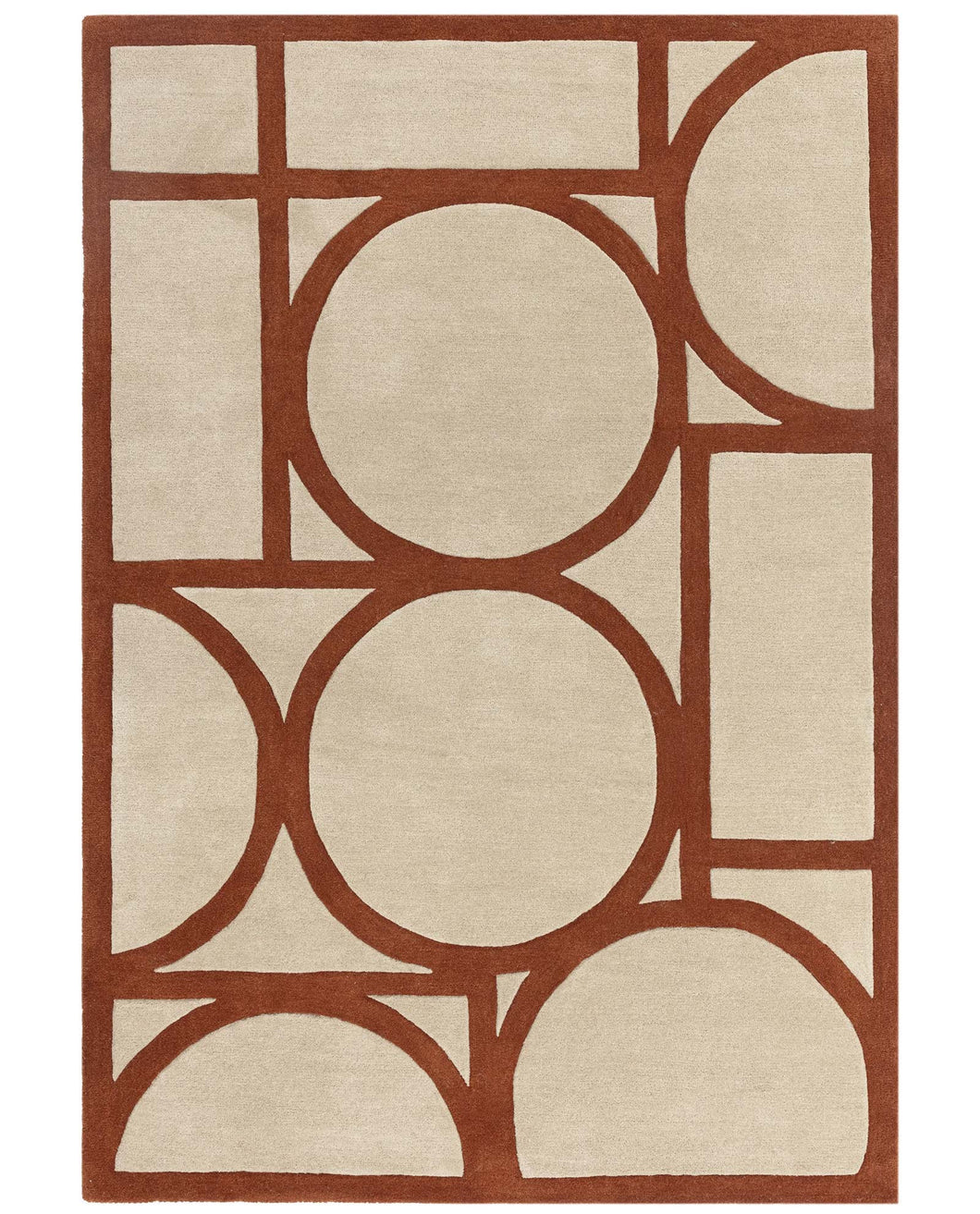 Metro Rug - Rust