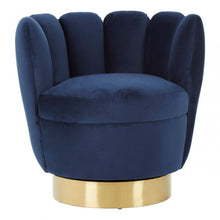 Load image into Gallery viewer, Beauly Velvet Accent Chair - Dark Blue

