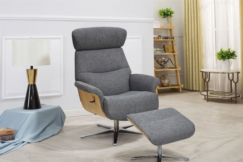 Boden Swivel Recliner - Lead