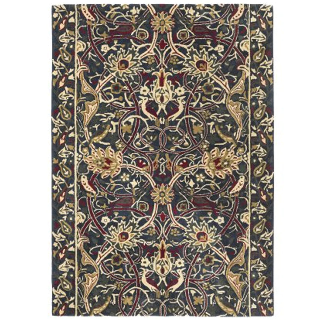 Morris & Co. Rugs - Bullerswood Indigo Red