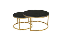 Load image into Gallery viewer, Circo Occasional Tables - Black/Gold
