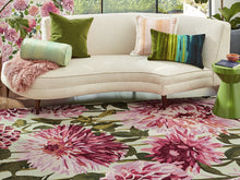 Load image into Gallery viewer, Harlequin Hand Tufted Rugs - Dahlia Fuchsia Palm

