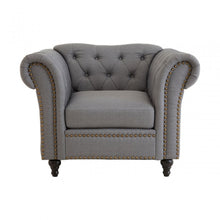 Load image into Gallery viewer, Fable Chesterfield Upholstery Collection - Grey
