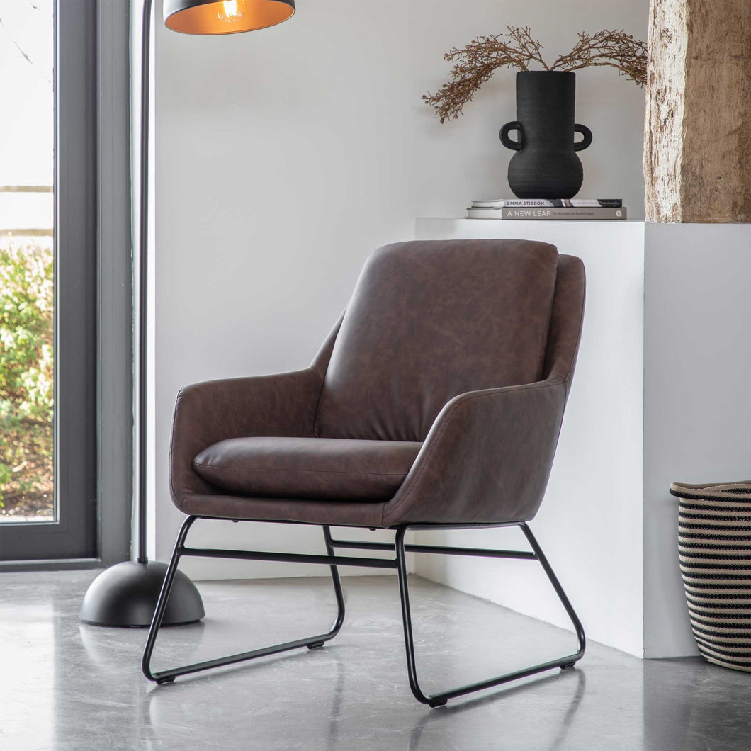 Funton Accent Chair - Brown