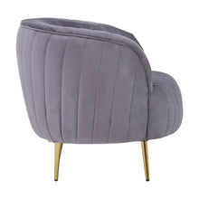 Load image into Gallery viewer, Florina Armchair - Grey Velvet
