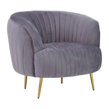 Load image into Gallery viewer, Florina Armchair - Grey Velvet
