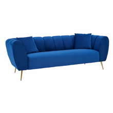 Load image into Gallery viewer, Florine 3 Seater Sofa - Midnight Velvet
