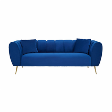 Load image into Gallery viewer, Florine 3 Seater Sofa - Midnight Velvet
