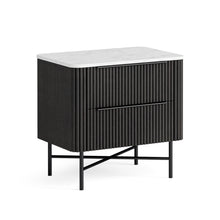 Load image into Gallery viewer, Luna Bedroom Collection - Marble/Black
