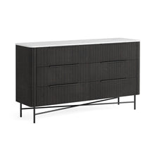 Load image into Gallery viewer, Luna Bedroom Collection - Marble/Black
