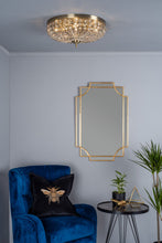 Load image into Gallery viewer, Guapo Rectangle Gold Detail Mirror 90 x 60cm
