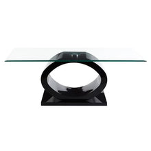 Load image into Gallery viewer, Halo Occasional Table Collection - Black/Glass
