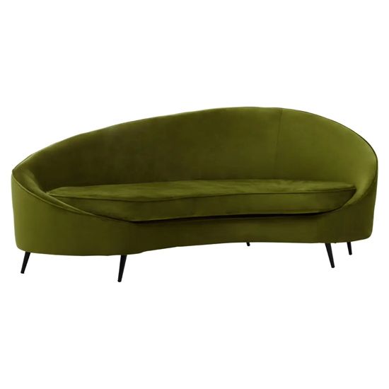 Hasina 3 Seater Sofa - Olive