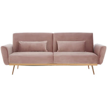 Load image into Gallery viewer, Hatton Sofabed - Pink Velvet

