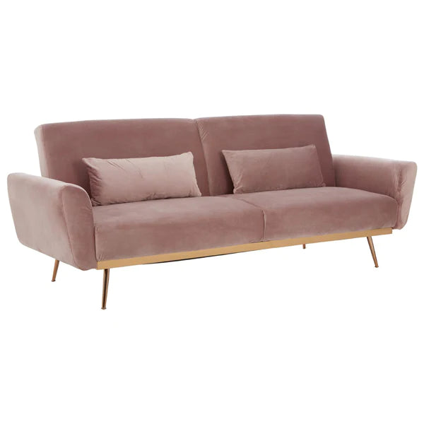 Hatton Sofabed - Pink Velvet