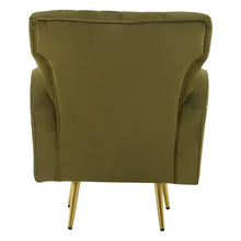 Load image into Gallery viewer, Hayley Velvet Armchair - Green
