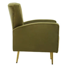 Load image into Gallery viewer, Hayley Velvet Armchair - Green

