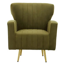 Load image into Gallery viewer, Hayley Velvet Armchair - Green
