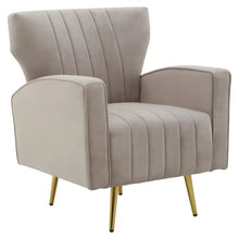 Load image into Gallery viewer, Hayley Velvet Armchair - Mink
