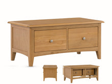 Load image into Gallery viewer, *SPRING CLEARANCE* Kilkenny Oak 2 Drawer Coffee Table
