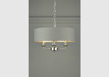 Load image into Gallery viewer, Laura Ashley - Sorrento Lighting Collection - Nickel and Charcoal
