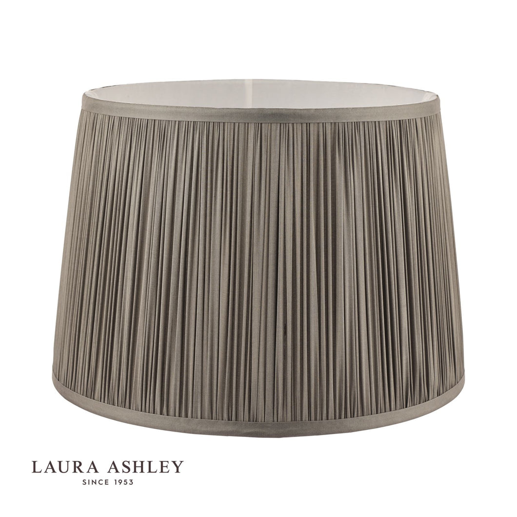 Laura Ashley - Hemsley Pleated Shade - Charcoal Grey