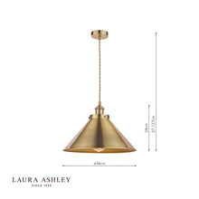 Load image into Gallery viewer, Laura Ashley - Rufus Lighting Collection - Antique Brass
