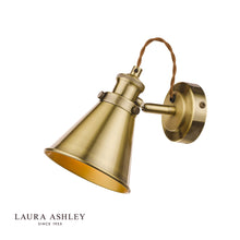 Load image into Gallery viewer, Laura Ashley - Rufus Lighting Collection - Antique Brass
