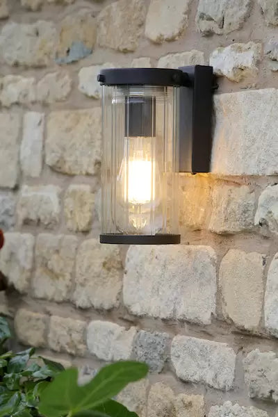 Laura Ashley - Arthur Outdoor Wall Light - Matt Black