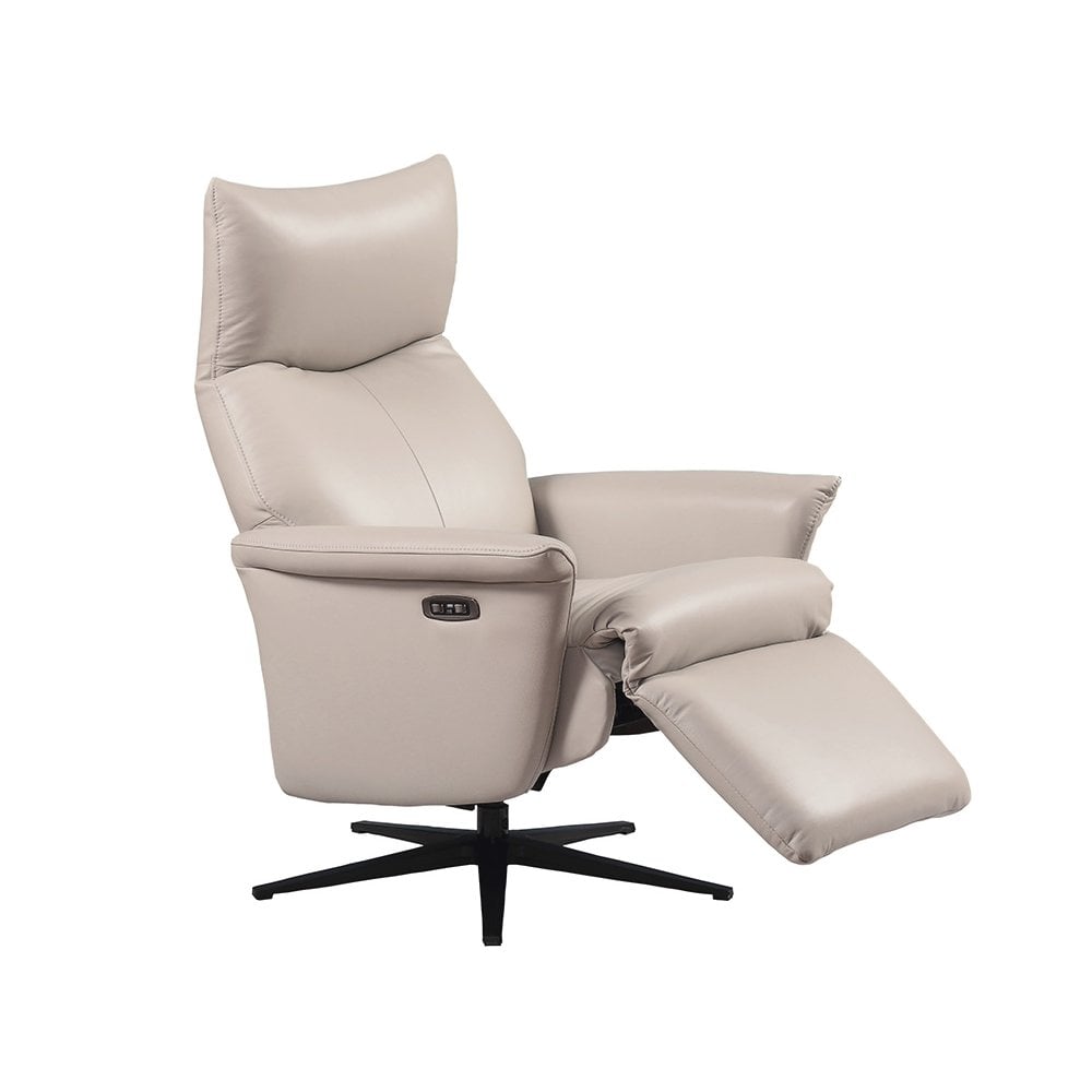 Leandro Electric Recliner - Cashmere