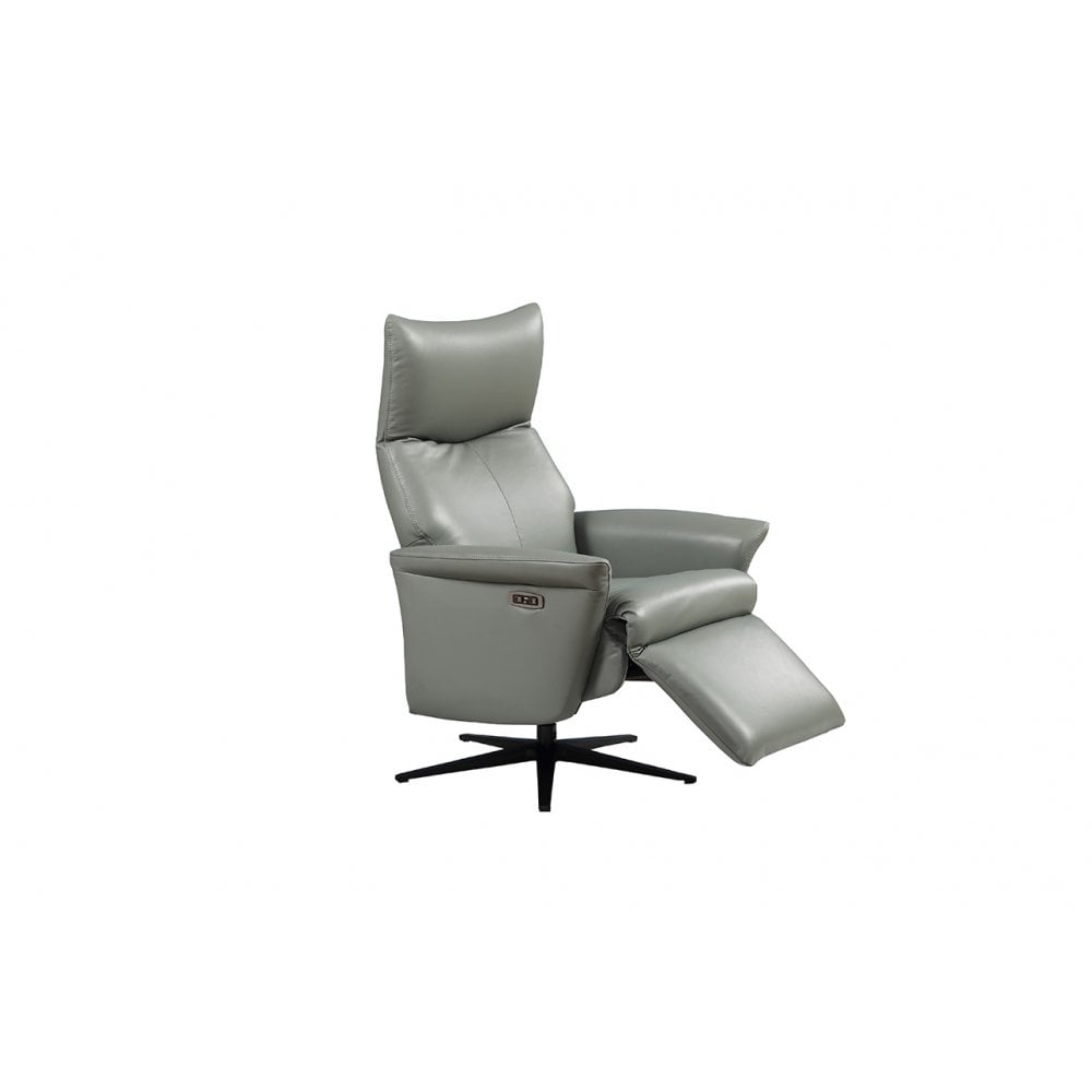 Leandro Electric Recliner - Steel