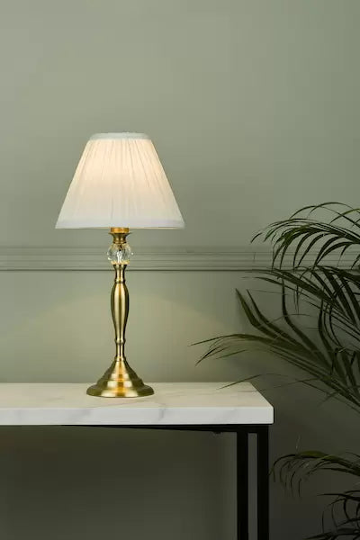 Laura Ashley - Ellis Table Lamp - Antique Brass