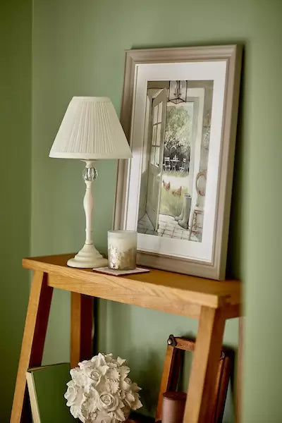 Laura Ashley - Ellis Table Lamp - Satin Painted Cream