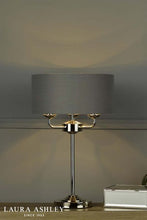 Load image into Gallery viewer, Laura Ashley - Sorrento Lighting Collection - Nickel and Charcoal
